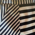 WHIT Textured Asymmetrical Striped Skirt Size 4 White Photo 4