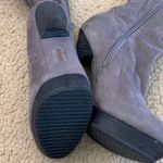 Luxury Rebel Tall Gray Suade Boots Sz 7 Photo 6
