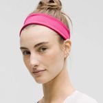Lululemon  Womens Luxtreme Training Headband Thin Sonic Pink Grippy Athletic Photo 1