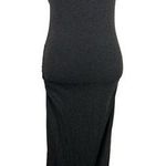 LeMarche By Naked Princess Black Halter Scoop Neck Maxi Dress Size Small Photo 0