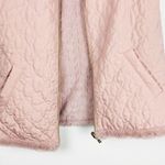 TEEZ HER Pink Reversible Faux Fur Puffer Quilted Full Zipper Vest, Size Medium Photo 8