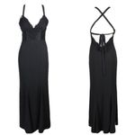 Fame and Partners NWT  Black Lace Gown Photo 1