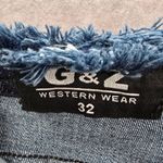 G&Z Apparel Blue Flare Fringe Western Button Vintage Jeans Pants Bottoms 32 Photo 6