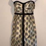 Milly of New York Womens Strapless Silk Printed Cocktail Dress Size 8 π Photo 15
