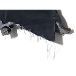 We Wore What Boyfriend Shorts Jean Denim Cut Off Raw Hem Womens 29 Grunge Frayed Photo 2