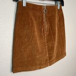 Forever 21  Corduroy Mini Skirt Tan Size XS NWT Photo 5