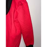 Disney ‎ Quilted Bomber Jacket Red Black Hooded Full Zip Womens XL Photo 5