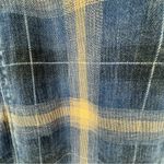 Dickies  plaid duck Mini overall dress Brown And Yellow sold at Free People Large Photo 11