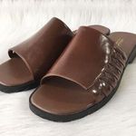 Liz Claiborne 🆕Villager Brown Leather Sandals Photo 0