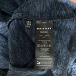 Whistles tiger leopard blue lippy animal print long sleeves dress size 6 US Photo 5