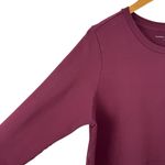 Universal Standard Bree Sweatshirt Dress Dark Cherry Front Pocket Size 14-16 Photo 5