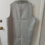 Mud Pie  Harbor Gray Duster Vest NEW M/L Lagenlook Corporate Siren Slow Fashion Photo 3