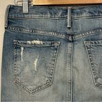 Mother Superior High Waisted Straight A Fray Quite Contrary Skirt Size 28‎ Blue Photo 7