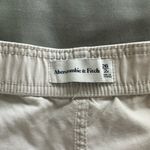 Abercrombie & Fitch A&F Women's Cream Relaxed Cargo Pants Photo 6