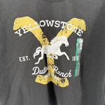 Black Yellowstone Dutton Ranch Women's Top Size M Photo 1