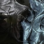 Coach Peyton F20022 Patent Leather Black Embossed Purse Adjustable Strap Photo 5