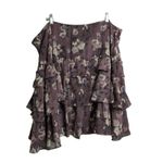 Ralph Lauren NWT Lauren Floral Crinkle Ruffle Tiered Georgette Skirt Mauve 22W Photo 5