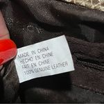 Adrienne Vittadini  snake skin baguette bag Photo 11