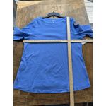 Croft & Barrow  Boat Neck T-shirt women’s sz 0X blue Cotton long-sleeve New Photo 7