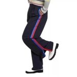 La Ligne x Target Trousers Wide Leg Pants Side Stripe Womens 3X Blue/Red NWT Blue Photo 2