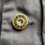 P & Co Black Denim Jean Jacket Men's XS Streetwear Moto Biker Workwear Vintage Photo 4