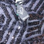 Windsor Black Sequin Mini Dress Photo 1