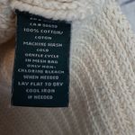 Ralph Lauren LAUREN  CREAM THICK CABLE KNIT V NECK 100% COTTON SWEATER SMALL Photo 11