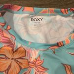 Roxy UPF 50 Floral Long Sleeve Rash Guard Swim Shirt Pink Blue Tropical – 2XL Photo 2