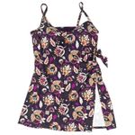 Lands' End Blackberry Jacobean Sweetheart Swim Dress O/P Swimsuit Sz 18 W… Photo 11