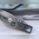 Marc Jacobs SILVER CLUTCH BAG PURSE envelope snap vintage retro 80s 90s glam Photo 2