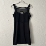 Zenana Outfitters Black body-con mesh cut out mini dress Photo 2