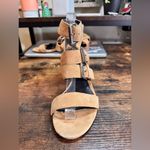 Rebecca Minkoff Llana Sandals Shoes Suede Buckle Strappy Block Heel Tan Sz 7 Photo 10