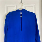 Karina Grimaldi Paolo Romper Cobalt Royal Blue Silk Size Small Lace Revolve Photo 8