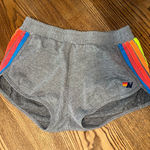 Aviator Nation  Heather Gray 5 Stripe Shorts Photo 0