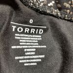 Torrid Pull On Casual Metallic Pant Size 12/Large Photo 3