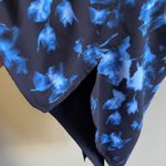 Vince Camuto DROP WAIST LONG SLEEVE NAVY BLUE DRESS WOMENS SIZE M LINED … Photo 7