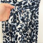 ASOS NWT Bohemian Leopard Print Blue Halter Maxi SunDress Vaca Beach Size 14 Photo 7