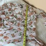 Red Haute  Floral Billie Sleeve Wrap Top Size Small Photo 9