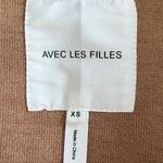 Avec Les Filles NWT Cognac Brown Shirt Tail Shacket Photo 5