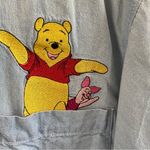 Disney The Store Vintage Embroidered Winnie the Pooh Chambray Button Down Photo 3