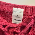 Old Navy  Top Womens Large Sleeveless Pink Crop Crochet‎ Photo 1