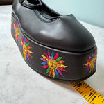 Farm Rio Ballerina Platform Mary Jane Shoes 7.5 Embroidered Sunshine Photo 14