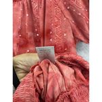 Dress Barn  women's Pullover Blouse Sequined Tie dye Off Shoulder Size 1X Red Photo 2