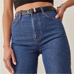 Reformation  Cynthia High Rise Straight Long Jeans NWT Photo 3