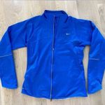 Nike running dri-fit zip up jacket - blue - women’s size medium Photo 0