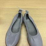 Eileen Fisher Flats Womens Gray Leather Notion Ballet Nappa Slip On SZ 5 Photo 2