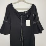 Alexis Amelia Off the Shoulder Midi Cocktail Dress Black Large New Womens Photo 9