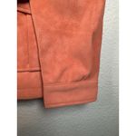 Desigual New  Multi-Pocket Zip Front Jacket Coat Cinched Waist Salmon Pink Sz M Photo 6