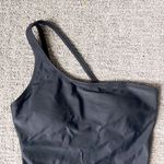 Girlfriend Collective Asymmetrical Split Strap One Piece Swimsuit Size XS Photo 1