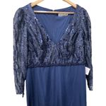 Mac Duggal EMBELLISHED LONG SLEEVE BODICE COLUMN DRESS Style #67887 Photo 6